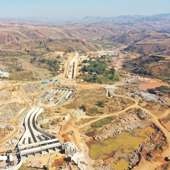 Hydroelectric power plant on the river Ikopa - Madagascar